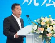 榮利集團主席姚宏利在現場呼籲全球企業攜手共建綠色地球，並歡迎共同加入零碳智能聯盟，讓聯盟走出香港，走向全球。