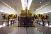 長光衛星公司研製的歷代「吉林一號」衛星展示。王振東/攝