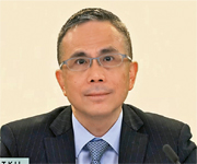 長和主席李澤鉅昨日表示，當前難以預測未來市况，因此最重要是有好的財務，藉此應對不可預見的事情，才「頂得住、捱得起」。（視像會議截圖）