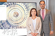 法國巴黎銀行財富管理亞洲首席投資官Prashant Bhayani（右）表示，法巴財管預期今年美國減息兩次，分別會於9月及12月每次減息25點子。旁為香港首席投資策略師譚慧敏。（曾憲宗攝）