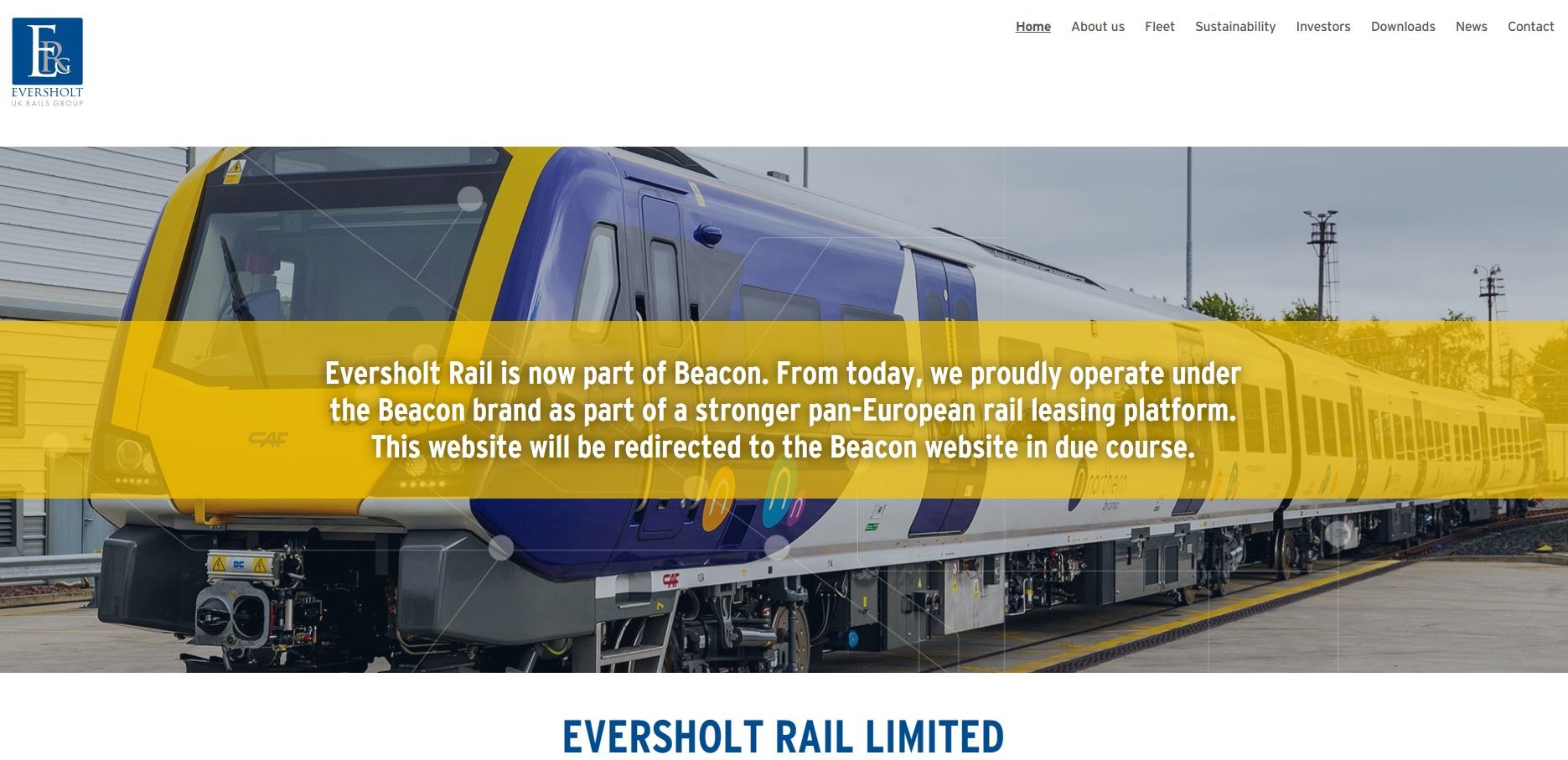 長和旗下Eversholt UK Rails官網顯示成Beacon Rail成員(18:55) - 20260121 - 即時財經新聞- 明報財經網