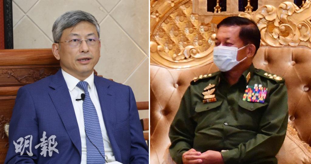 敏昂萊晤華駐緬甸大使　稱願與中國保持溝通