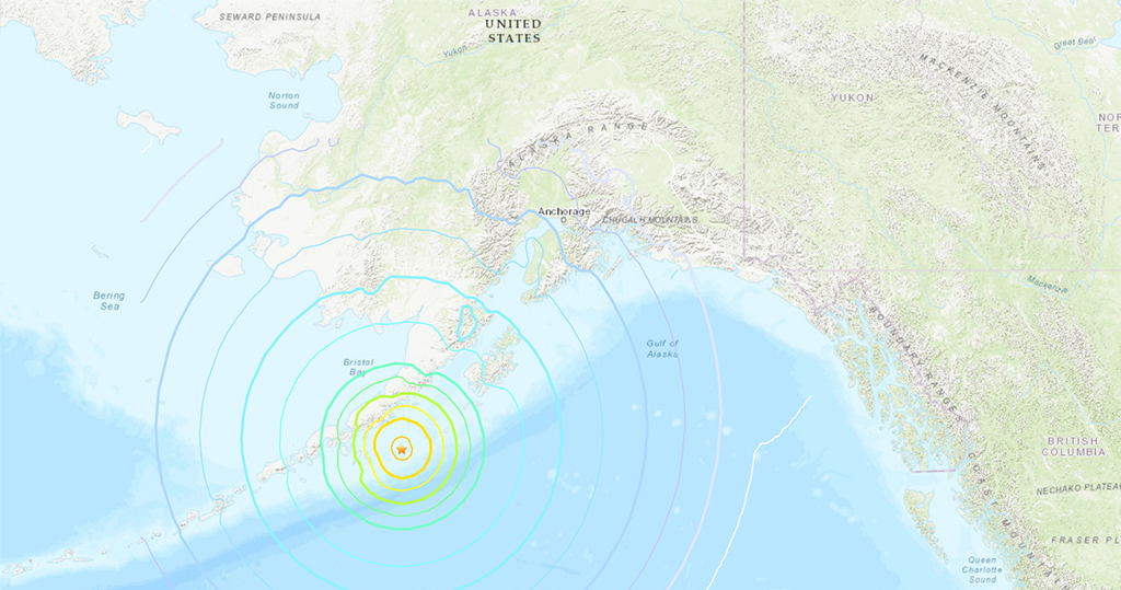 美國阿拉斯加對出海域8.2級地震　當局一度發海嘯警報