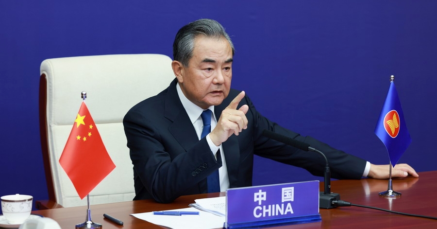 美日提出新疆香港問題　王毅斥對中國內政攻擊抹黑