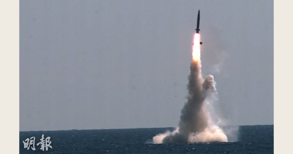 朝鮮再試射導彈　韓國同日試射自主研發潛射導彈