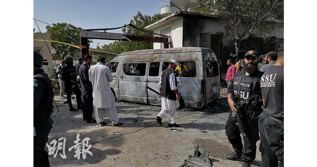 卡拉奇大學孔子學院附近汽車遇襲爆炸　4死包括3中國人　俾路支解放軍認責
