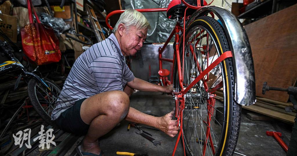檳城最後三輪車工匠4年內退休　經典三輪車手工藝恐後繼無人【短片】