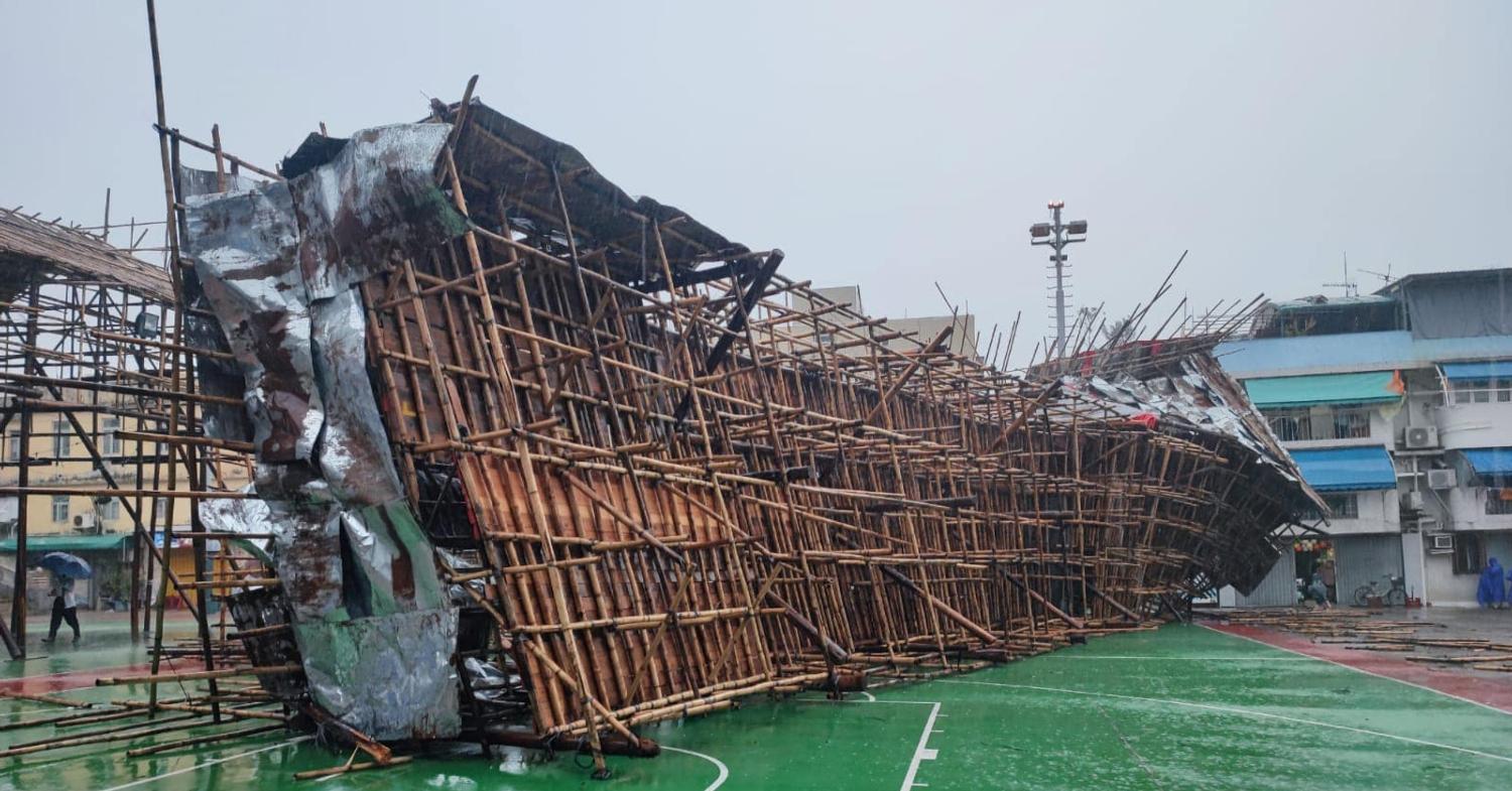 長洲包山棚架倒塌無人傷　值理會：料需時3至4日重建　不影響比賽