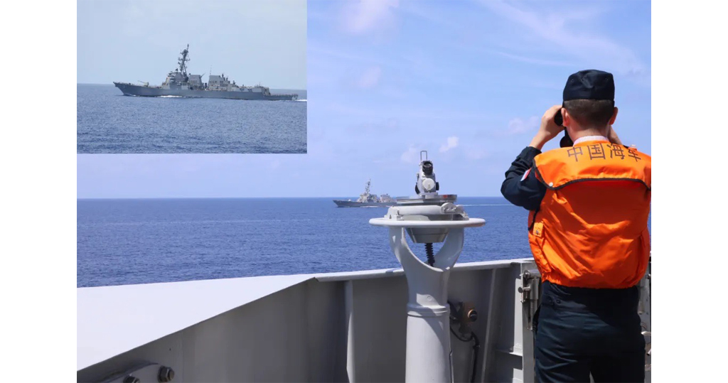 美導彈驅逐艦闖入南海西沙　南部戰區：跟蹤監視並警告驅離