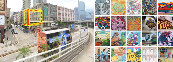 市建局參考荷李活道等街道　計劃龍城8大廈設壁畫　首幅以泰國為題