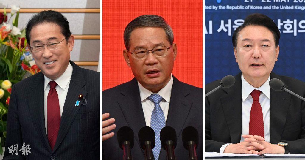 中日韓領導人峰會5月26至27日首爾舉行