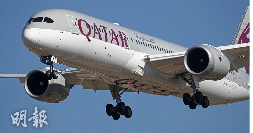 卡塔爾航空飛都柏林客機土耳其上空遇氣流　12人受傷