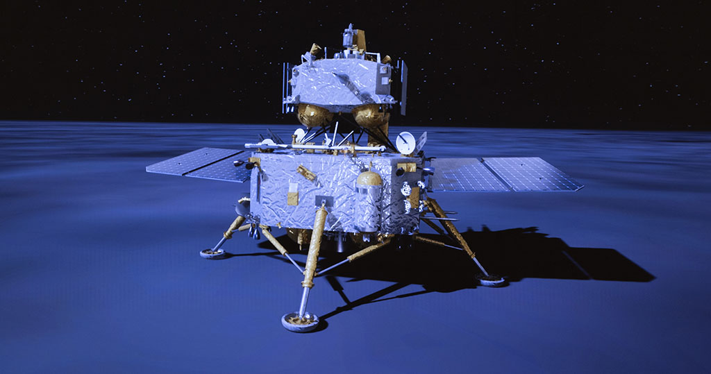嫦娥六號成功著陸月球背面　展開採樣工作
