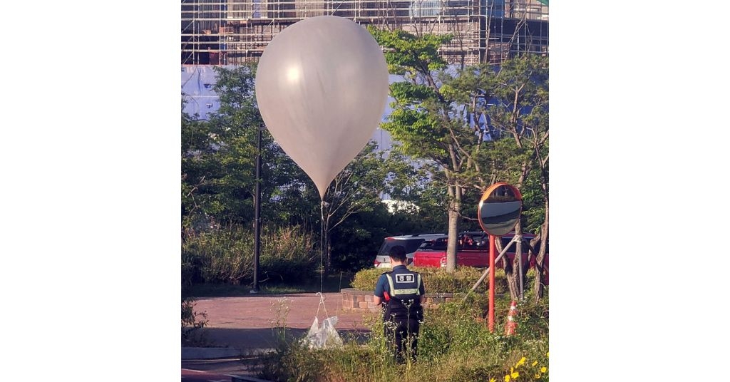 朝鮮垃圾氣球三度影響仁川機場航班升降　朝鮮稱會暫停空投氣球