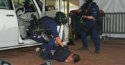 警方等多個部門為全運會舉行反恐演習 模擬中環三項鐵人賽出現事故