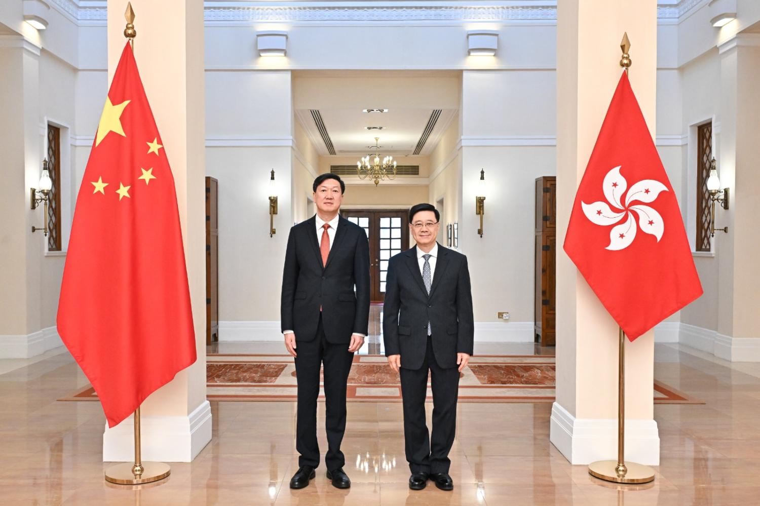 特首李家超見國家體育總局長 就全運會交流意見