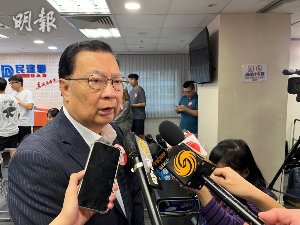 譚耀宗指國安公署工作敏感宜列為禁區　23條附屬法例修訂非為「拉人、鎖人」