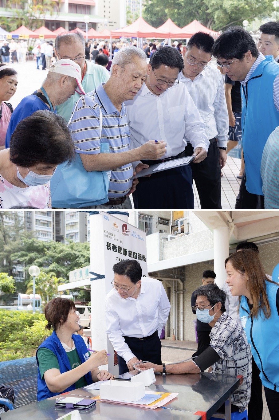 周霽落區到長亨邨調研　稱責重如山「全身心服務一國兩制偉大實踐」