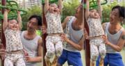 李璨琛2歲囡囡展示「力的表現」 表情由欣喜到死頂