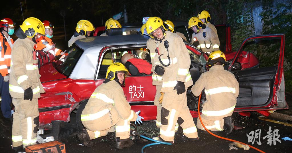 大埔公路沙田段3車交通意外　疑越線肇禍司機涉危駕被捕