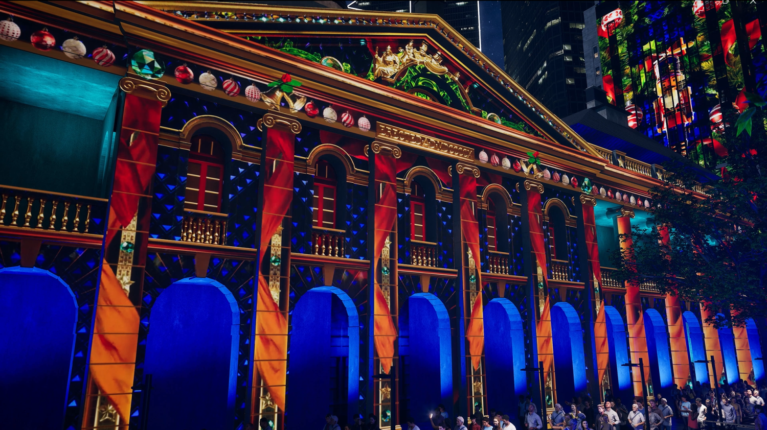 中環地標下周五起舉行聖誕主題光影投射表演(11:48) - 20251121 - 港聞- 即時新聞- 明報新聞網