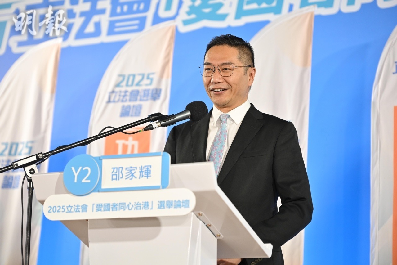 候選人自由黨邵家輝(蘇智鑫攝)