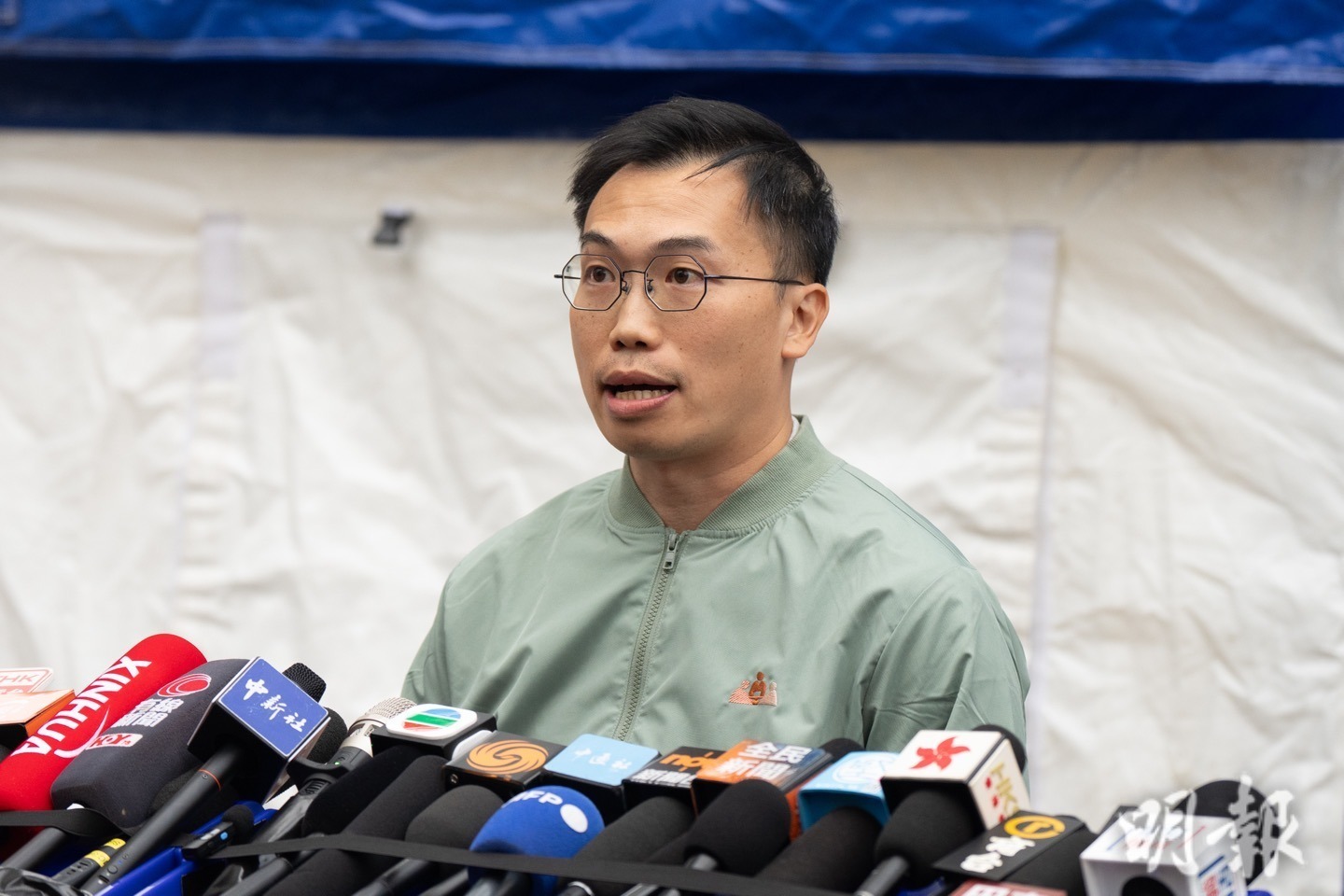 東區民政事務專員黎旨軒（徐君浩攝）