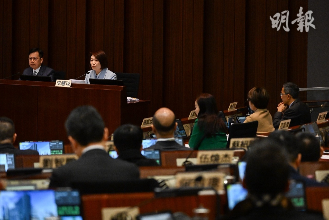 立法會今舉行主席候選人特別論壇。（盧曼盈攝）