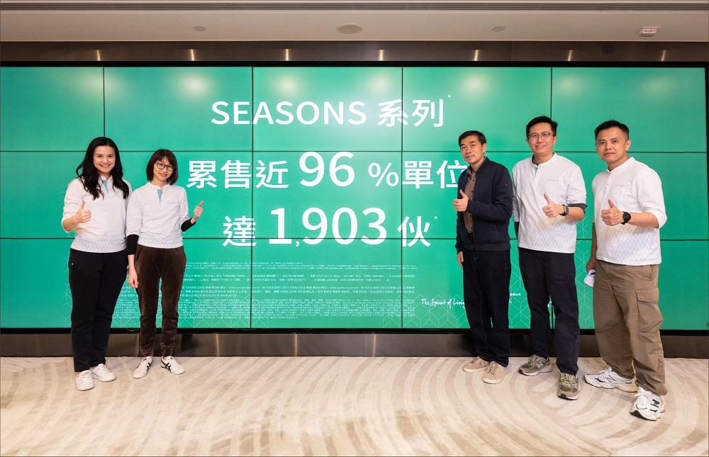 PARK SEASONS今現樓推售  單日沽80伙吸金逾5.3億