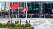 啟德體育園辦升旗活動　同場設運動體驗坊