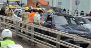 荃灣路新橋通車第三日 早上連續發生三宗交通意外