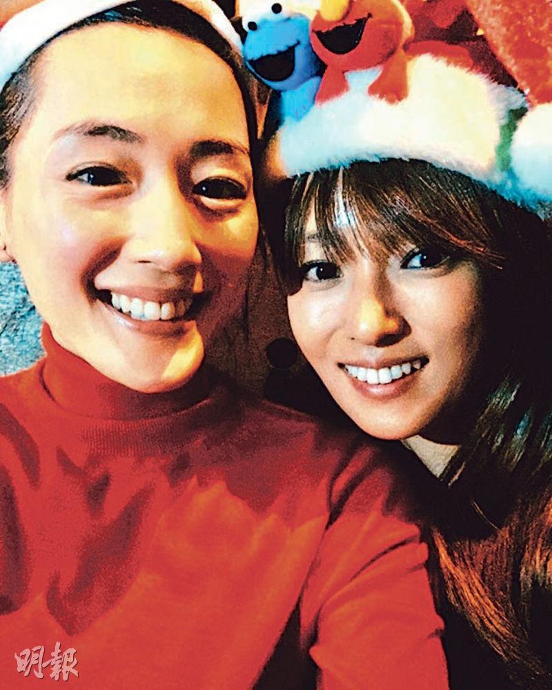 綾瀨遙深田恭子共度平安夜 Showbiz 明報ol網