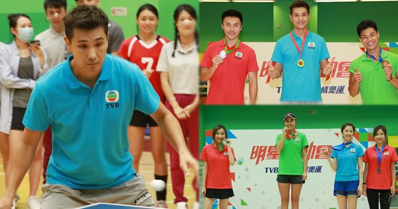 陳展鵬和李思雅分別奪得男女子組乒乓球冠軍。（大會提供）