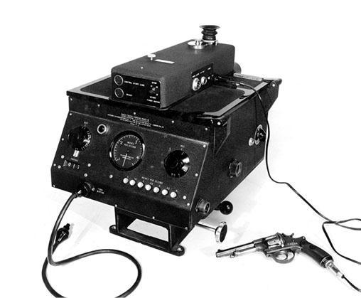 1948年奧運引入的Magic Eye儀器，可精準確定各選手衝過終點的位置。（品牌提供）