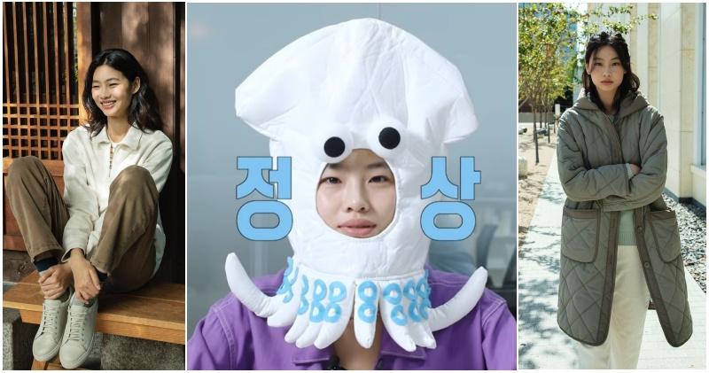 鄭浩妍憑《魷魚遊戲》爆紅，廣告代言合約不斷。（網上圖片）