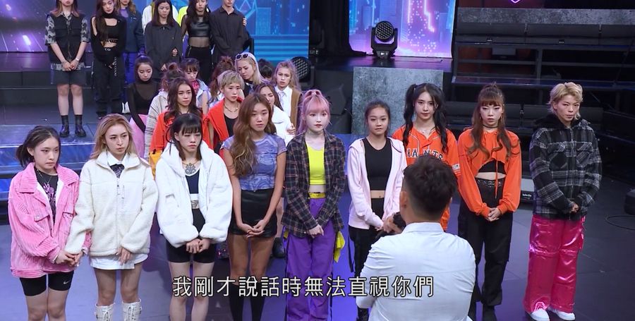 B組被foul的參賽者包括：燒賣、鐵鐵、Miko、Carina、蘇菲、Sarah、莎莎、Jolin及Ling。（ViuTV網上視頻截圖）