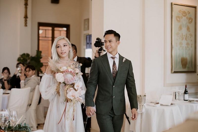 李日昇和Iris在淺水灣舉行婚禮。（李日昇Instagram圖片）