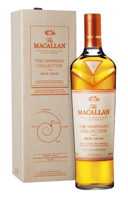 首支系列作品：The Macallan Harmony Collection Rich Cacao威士忌，$1800（品牌提供）