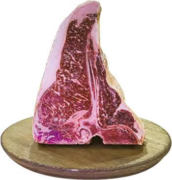 Brandt Beef USDA prime T骨牛扒肉質柔嫩，煎焗時油脂融化，散發香甜油香。（品牌提供）