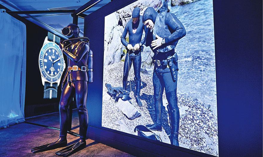 Tudor早前舉辦「帝舵表專業潛水腕表70年」活動，展示品牌多年來的潛水表歷史，並展出新作Pelagos FXD。（品牌提供）