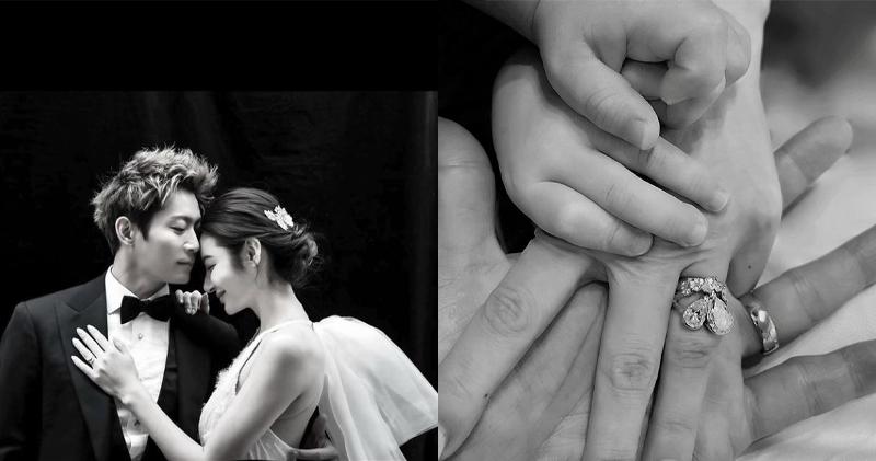 EXILE成員黑木啓司宣布婚訊，並在社交網公開婚照及與新娘子戴着婚戒的照片。（網上圖片）
