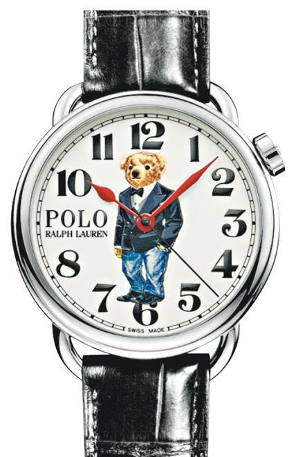 小熊腕表：Ralph Lauren Polo Bear腕表系列定價為$17,900至$19,900。（品牌提供）