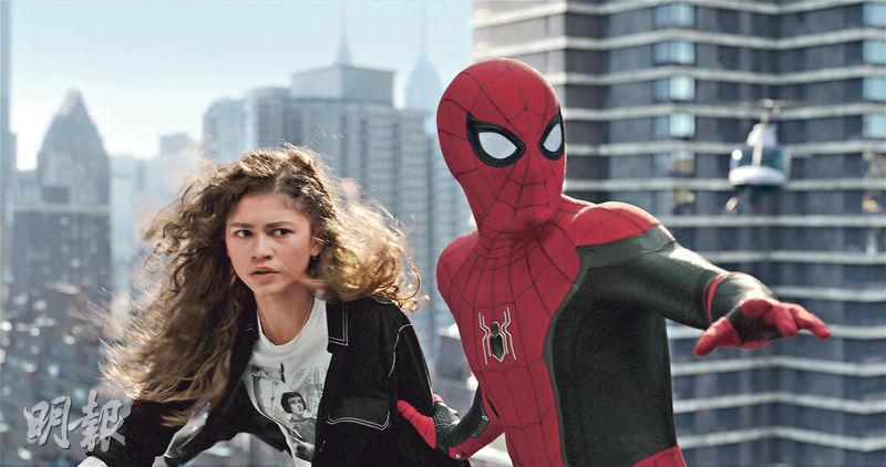 《蜘蛛俠: 不戰無歸》是今年全球最高票房電影，單是聖誕檔3日已在港收超過2200萬。