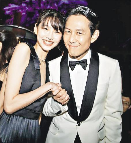 《魷魚遊戲》鄭浩妍（左）與李政宰（右）角逐SAG最佳電視劇演員獎。