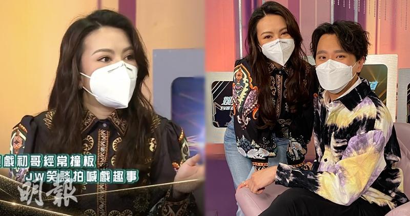 王灝兒接受TVB娛樂新聞台節目《StarTalk》訪問，分享拍劇時的趣事。（大會提供/ 明報製圖）