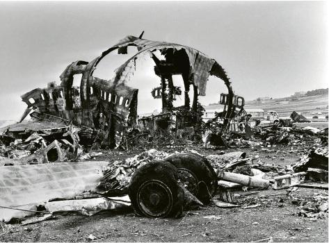 1977年特內里費空難，兩架波音747客機高速相撞爆炸，583人遇難。（網上圖片）