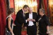（左起）西班牙王后萊蒂西亞、國王費利佩六世、以色列總統瑞夫林及夫人Nechama Rivlin（CasaReal Twitter圖片）