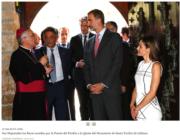 2017年7月19日，西班牙國王伉儷出席活動。（www.casareal.es網站截圖）
