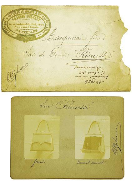 申請專利——1908年，Delvaux為其La Princesse手袋申請了設計專利，成為世界第一個為手袋申請專利的品牌。（品牌提供）