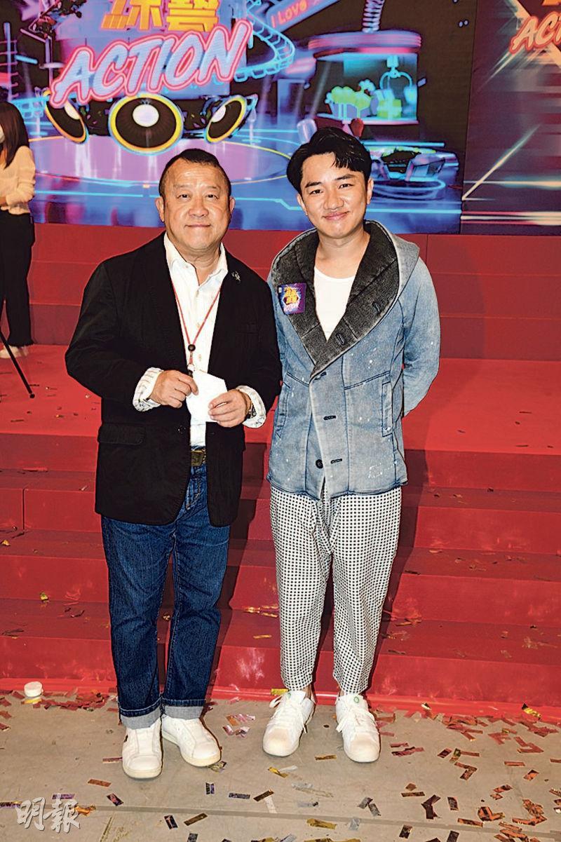 曾志偉（左）去年初邀王祖藍（右）回巢無綫擔任首席創意官，拍住上打天下。（資料圖片）